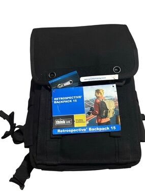 Think Tank Photo Retrospective Backpack 15 Shoulder Camera Bag Black